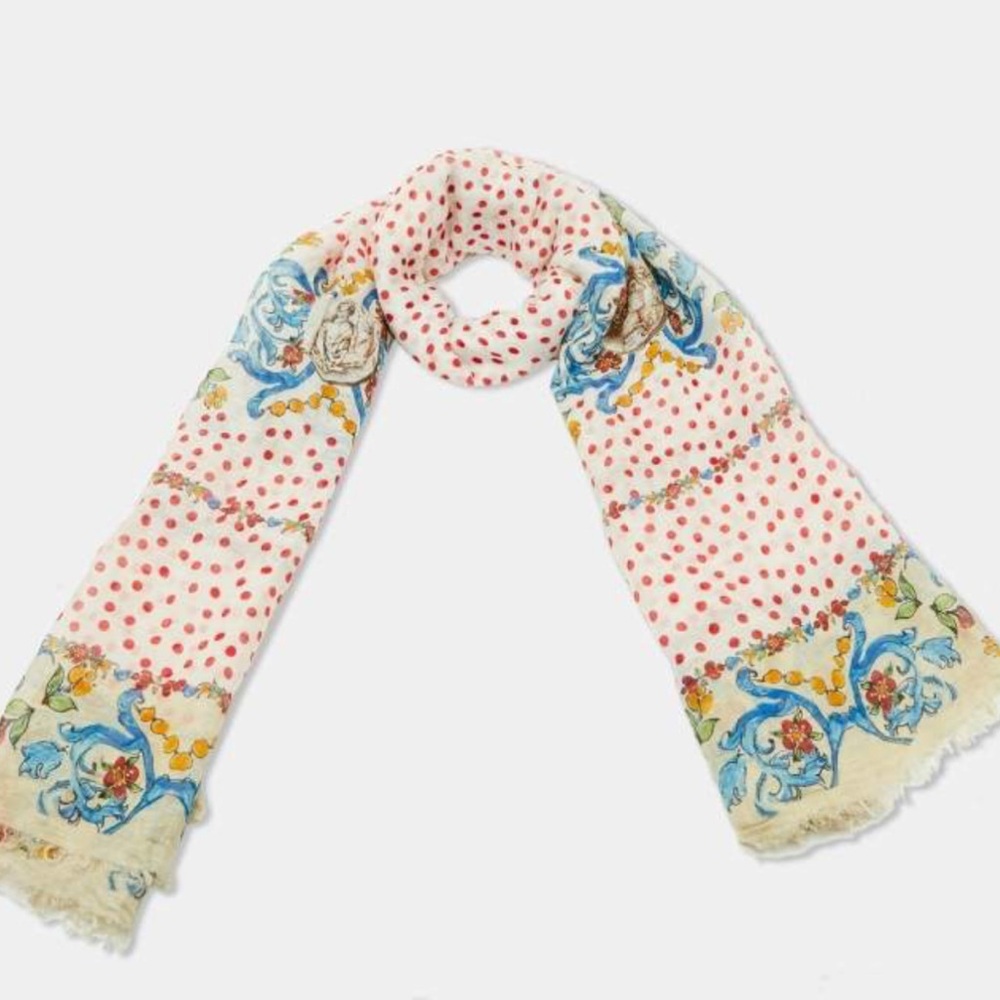 Dolce & Gabbana Majolica Print Scarf